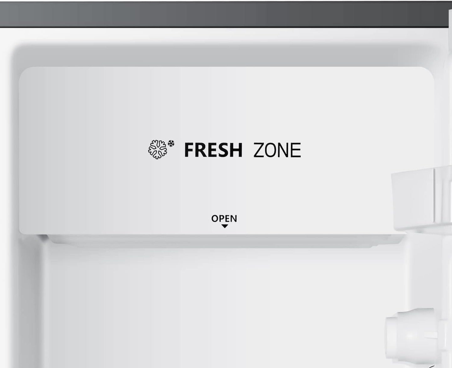 Hisense 60 Liter Compact Single Door Refrigerator, Silver - RR60D4ASU"Min 1 year manufacturer warranty"