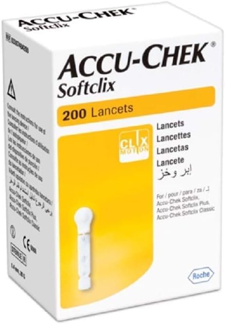 ACCU-CHEK Softclix Lancets, 100-Count Box (Pack of 2)