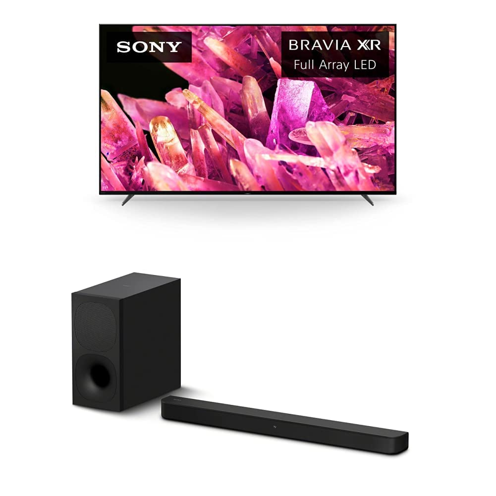 Sony BRAVIA 55 Inch TV 4K UHD HDR Full Array LED with Smart Google HDMI 2.1 and Exclusive Features for The Playstation 5 - XR-55X90K (2022 Model)