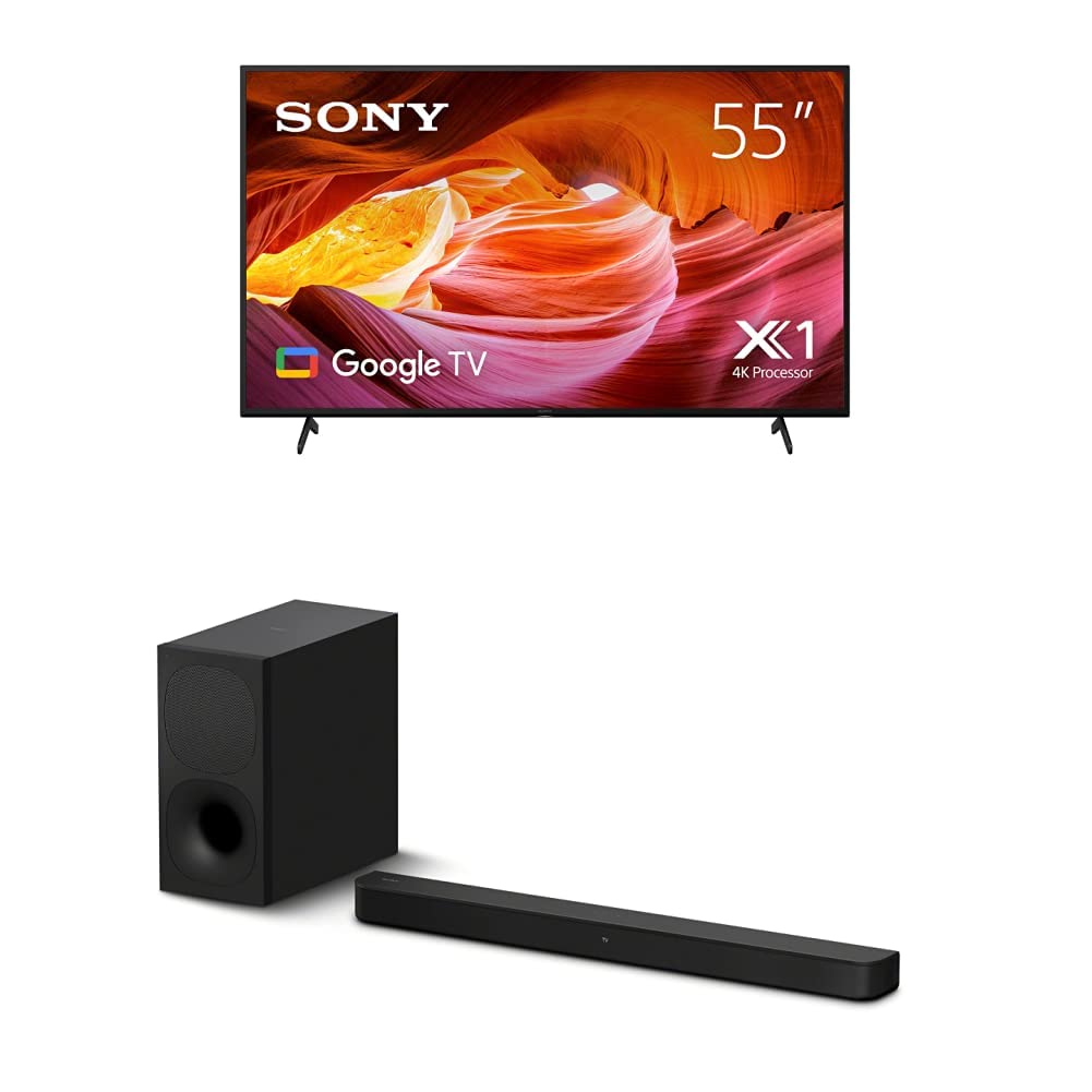 Sony BRAVIA 55 Inch TV 4K UHD HDR Full Array LED with Smart Google HDMI 2.1 and Exclusive Features for The Playstation 5 - XR-55X90K (2022 Model)
