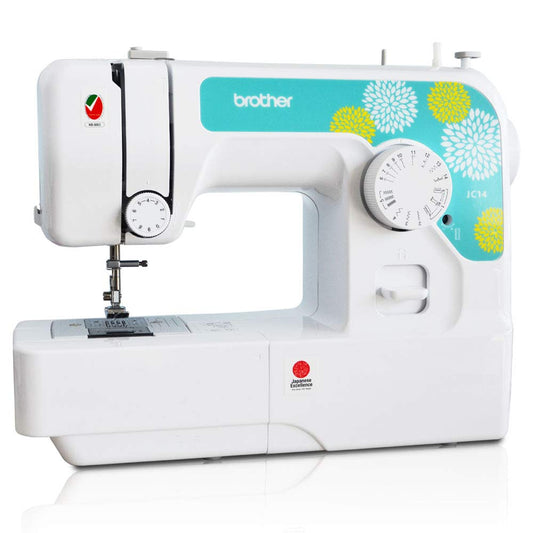 Brother Sewing Machine, JC14, 14 Stitches, LED Sewing Light, Instructional DVD included"Min 1 year manufacturer warranty"