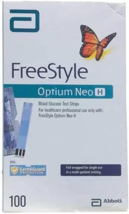 Freestyle Optium Neo H 100 Glucometer Test Strips