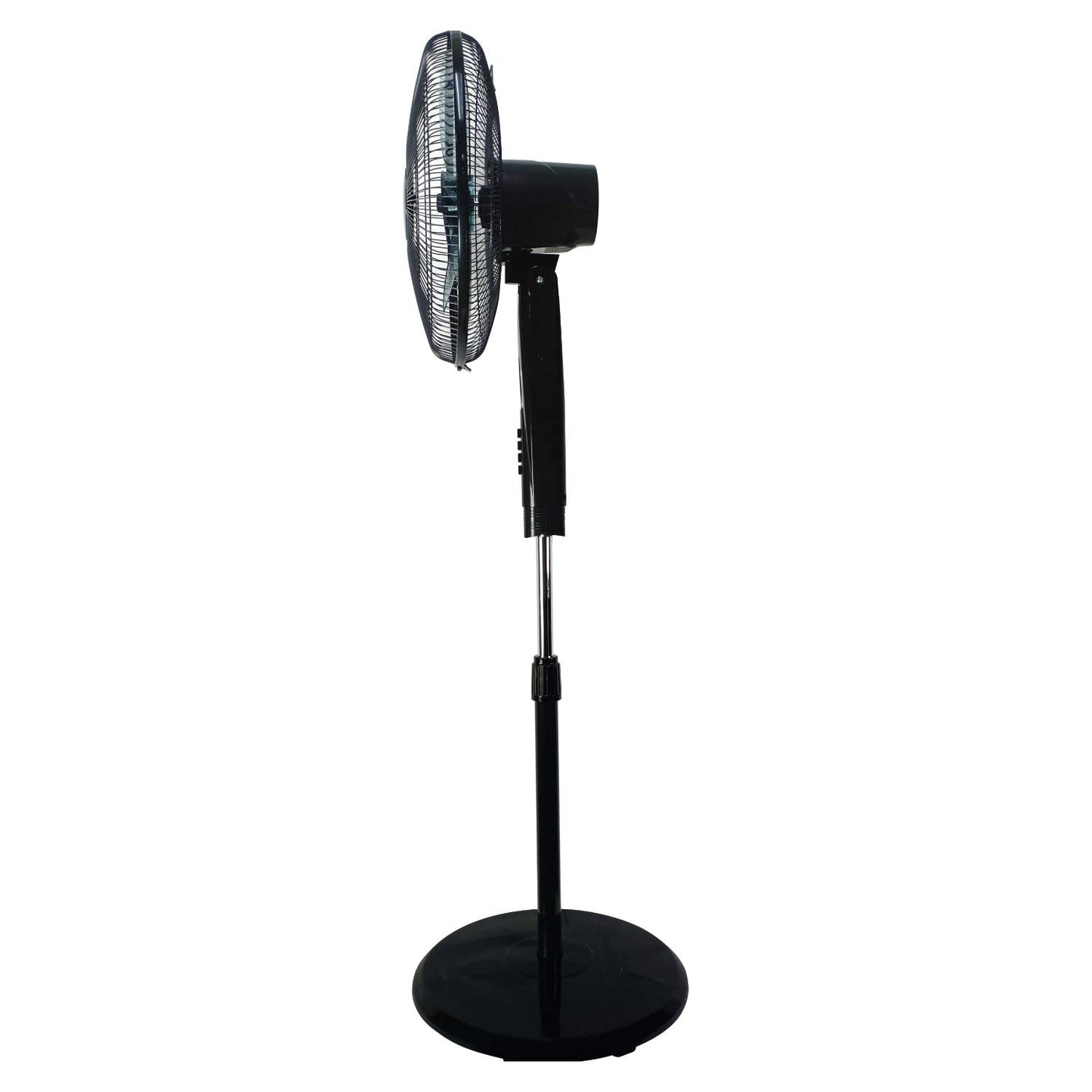 KHIND Pedestal Stand Fan 16-inch 2-in-1 Adjustable Height Cooling Indoor Outdoor Fan, Finger Safe Grills, Automatic Oscillation Perfect for Home,Office, Grey, 2 Year Warranty