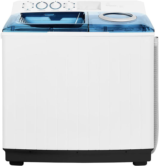 Super General 12 Kg Twin Tub Semi Automatic Washing Machine, White - SGW125