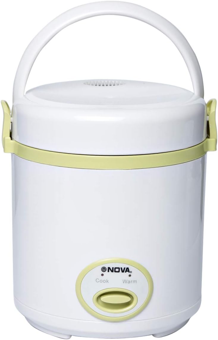 Nova 250-300 Watts Mini Rice Cooker, White - NRC981TC