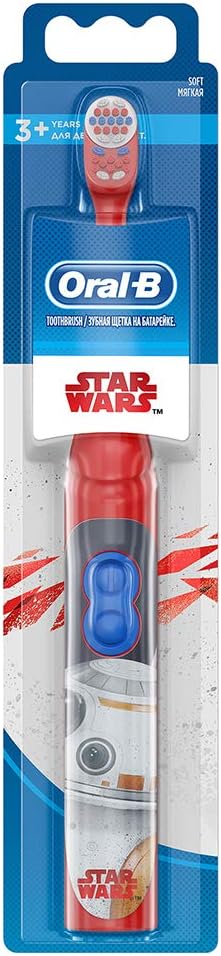 Oral-B DB 3010 Disney Star Wars Battery Power Electric Toothbrush for Kids (Assorted) - Powered By Braun