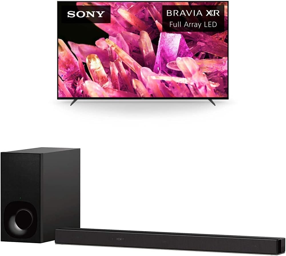 Sony BRAVIA 55 Inch TV 4K UHD HDR Full Array LED with Smart Google HDMI 2.1 and Exclusive Features for The Playstation 5 - XR-55X90K (2022 Model)