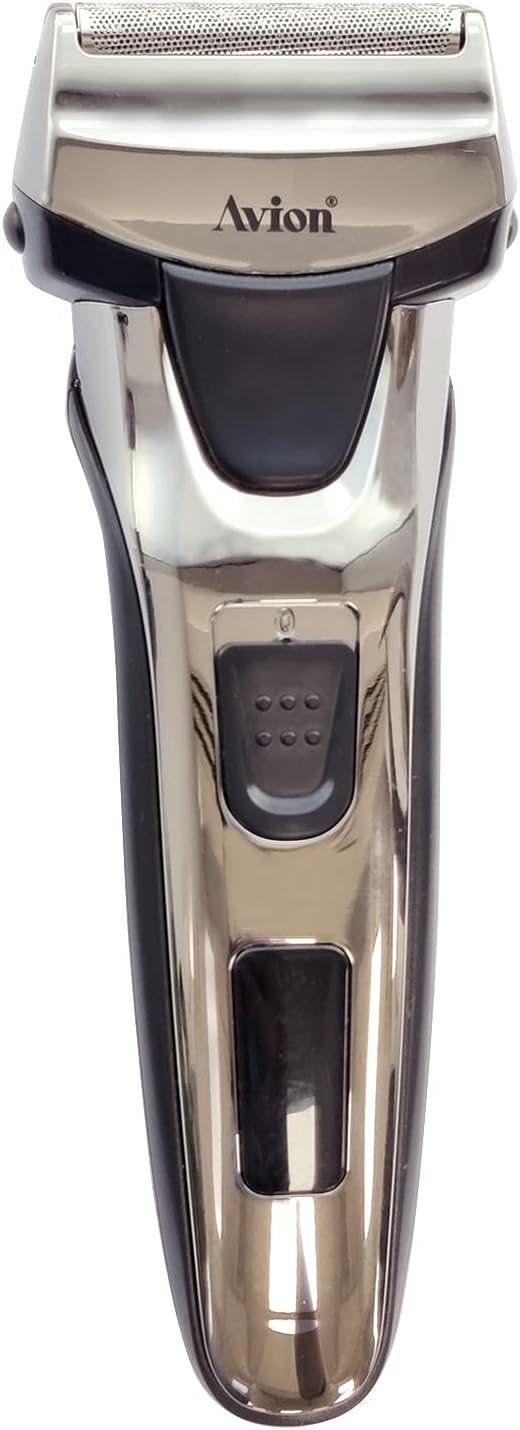 Avion Rechargeable Shaver for Men | Cordless Electric Foil Shaver | Beard Trimmer with Pop-trimmer | USB Charging | 2 Reciprocate Electric Razors |AS400