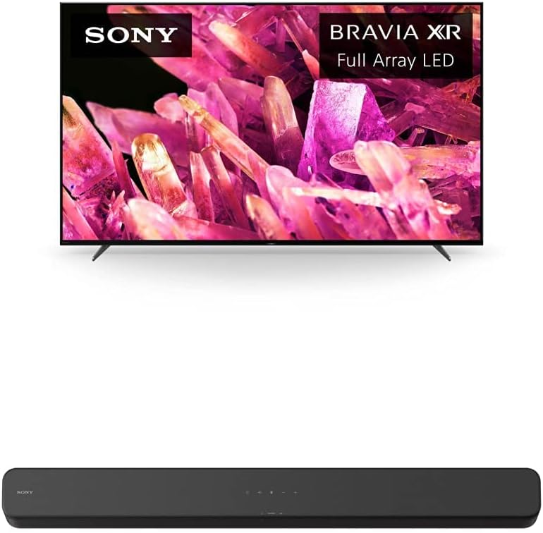 Sony BRAVIA 55 Inch TV 4K UHD HDR Full Array LED with Smart Google HDMI 2.1 and Exclusive Features for The Playstation 5 - XR-55X90K (2022 Model)