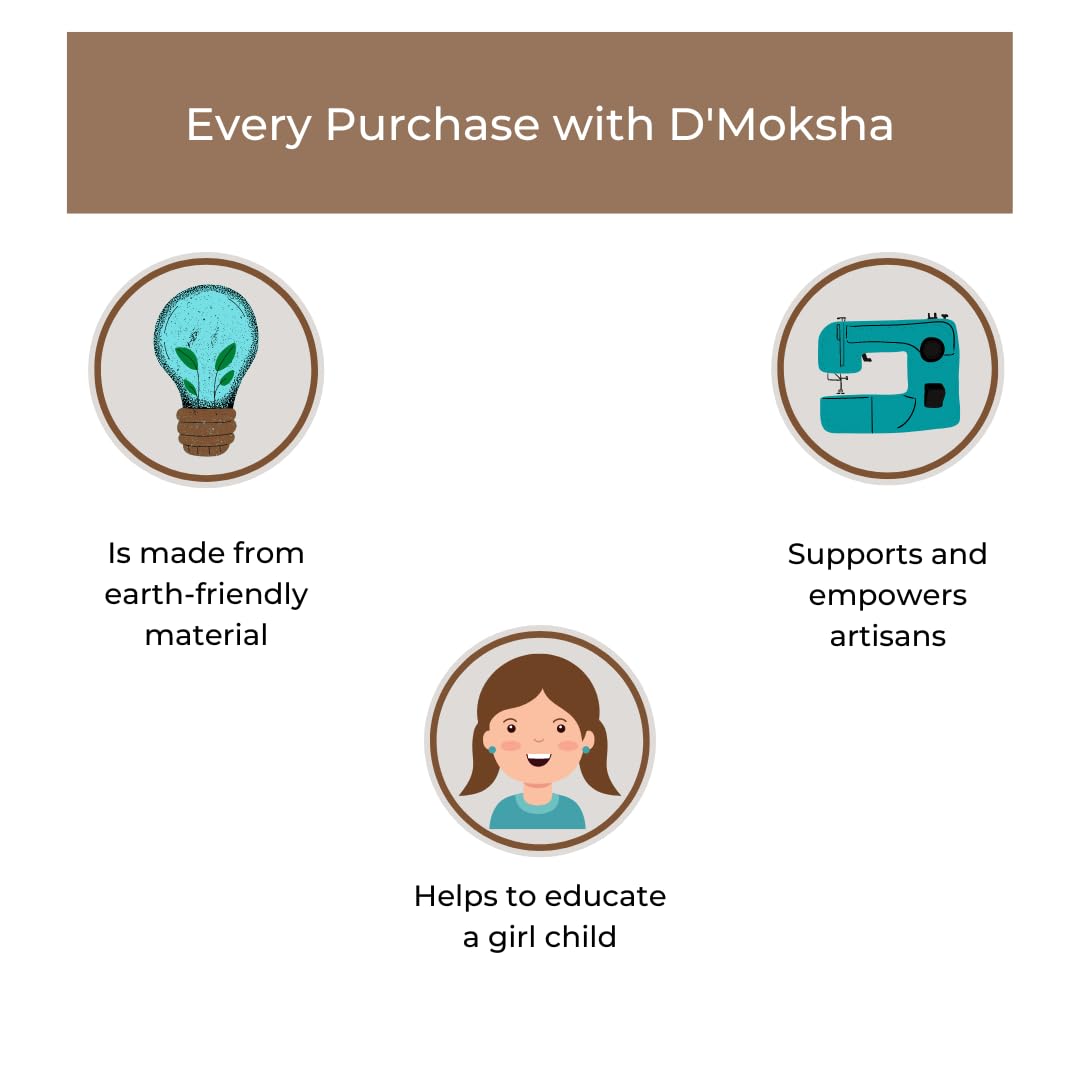 D'Moksha Homes Chambray Cream and White Table Runner 13 x 36 Inch - Faux Linen Table Runner - Wrinkle Resistant, Machine Washable Ideal for Coffee Tables, Fall, Halloween - 100% Recycled Fabric