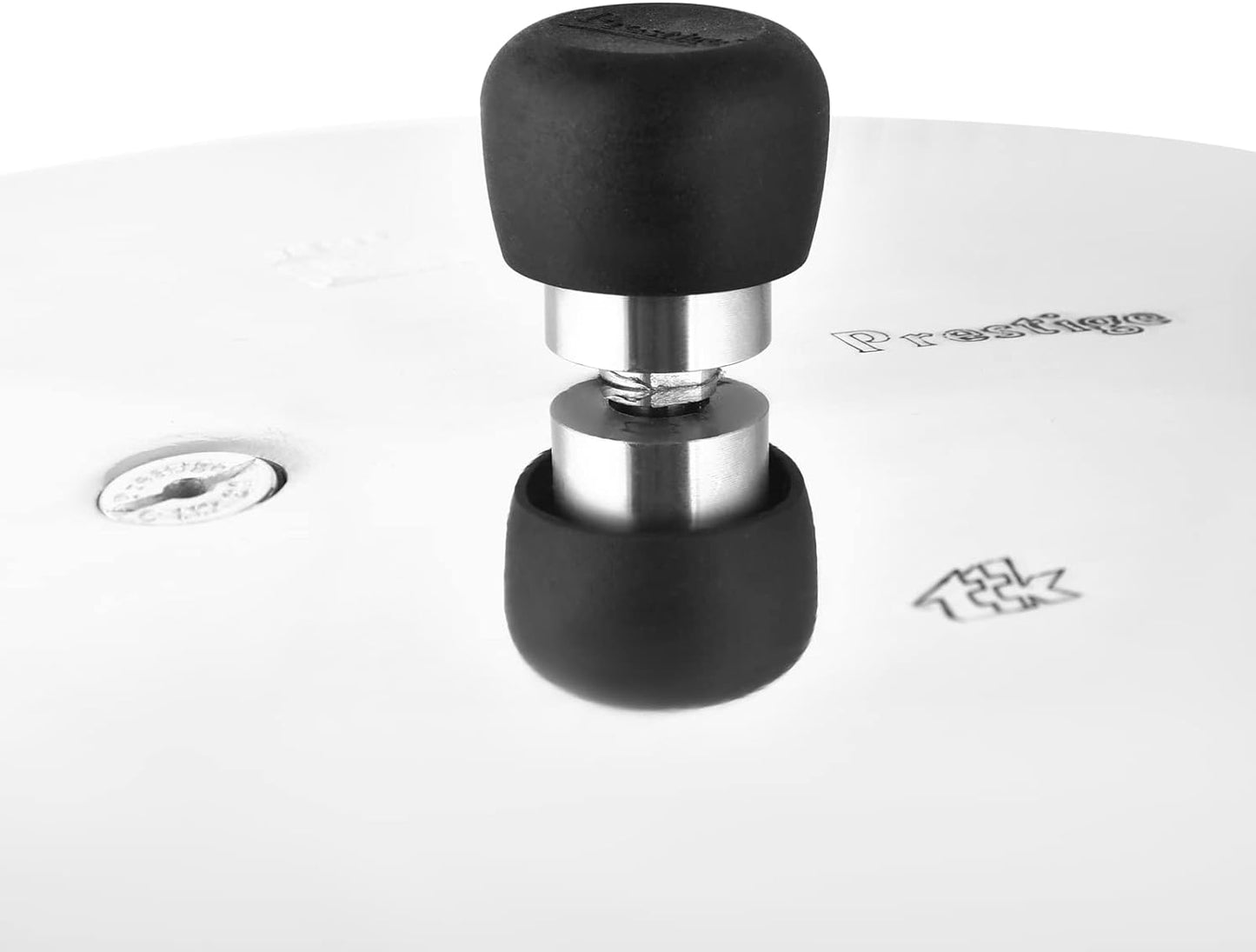 Prestige Popular Pressure Cooker | Aluminium Cooker with Lid 5 Ltr| Silver