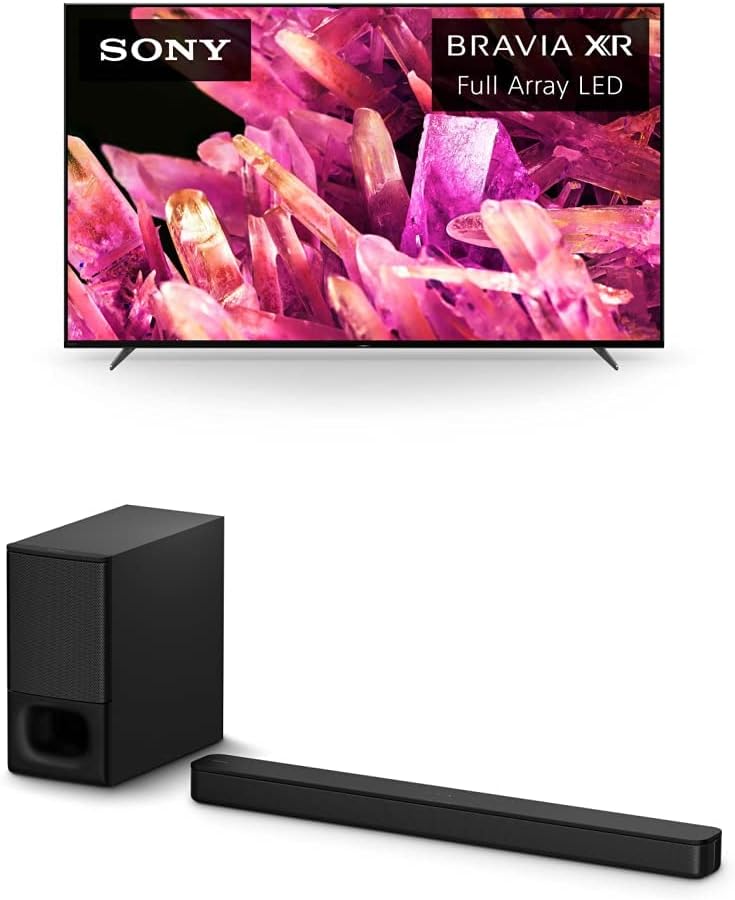 Sony BRAVIA 55 Inch TV 4K UHD HDR Full Array LED with Smart Google HDMI 2.1 and Exclusive Features for The Playstation 5 - XR-55X90K (2022 Model)