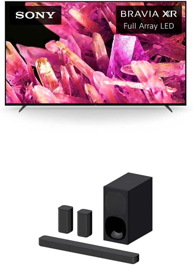 Sony BRAVIA 55 Inch TV 4K UHD HDR Full Array LED with Smart Google HDMI 2.1 and Exclusive Features for The Playstation 5 - XR-55X90K (2022 Model)