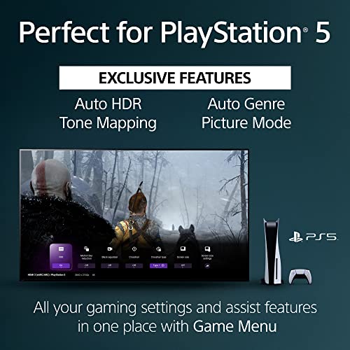 Sony 75 Inch 4K Ultra HD TV X90L Series: BRAVIA XR Full Array LED Smart Google TV with Dolby Vision HDR and Exclusive Features for The Playstation® 5 XR75X90L- Latest Model,Black