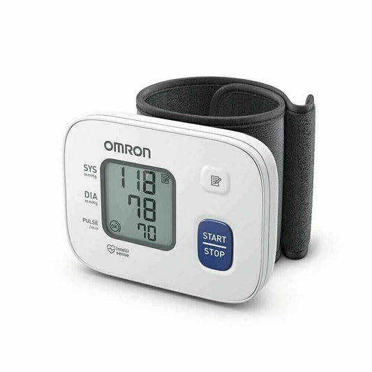 Omron 6161 Wrist Blood Pressure Monitor with 30 Memory, Intellisense