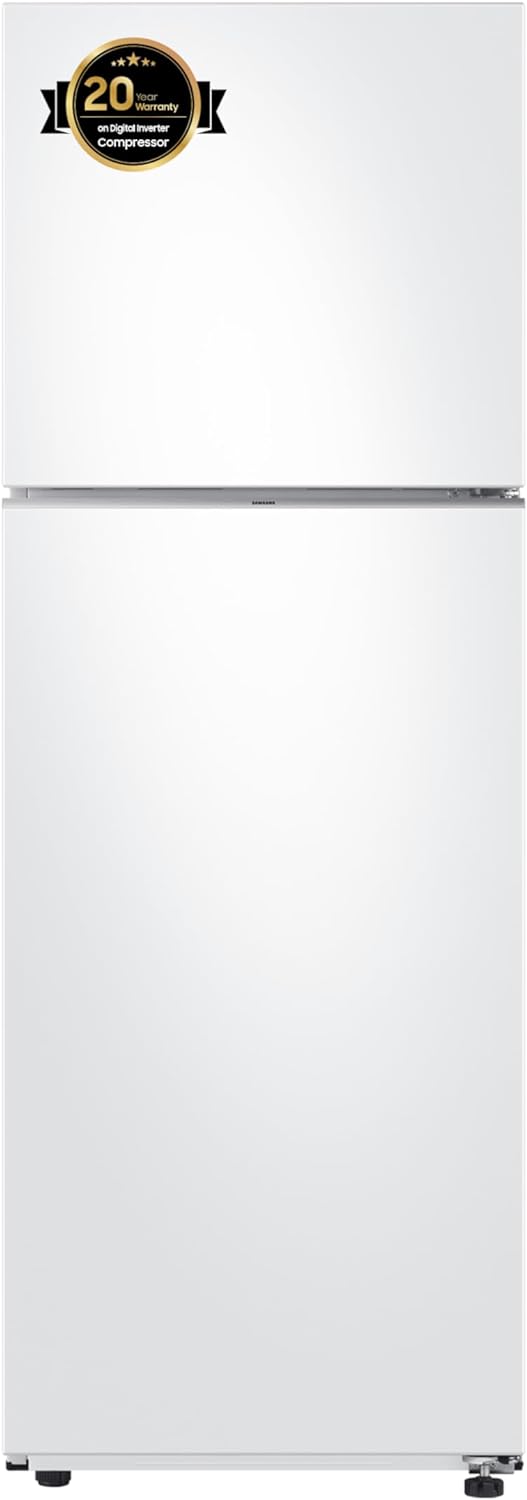 Samsung 304 Liters, Top Mount Freezer, RT31CG5004WWAE, ‎‎‎Snow White, SpaceMax Technology, 20 Year Warranty on Digital Inverter Compressor