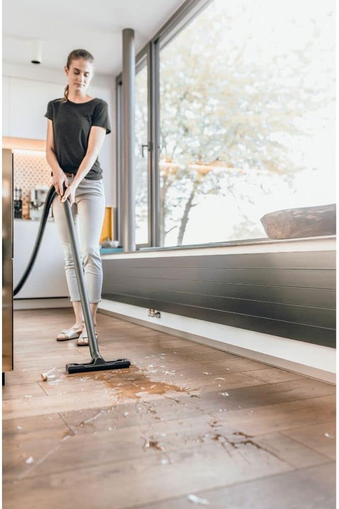 Karcher WD2 Wet & Dry Vacuum Cleaner, 12 Liter Container, Multi-Purpose Home Cleaning, Powerful Suction, Versatile Accessories, Yellow