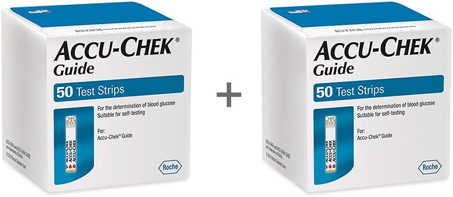 Accu-Chek Guide Test Strips - 50 ct, Pack of 2