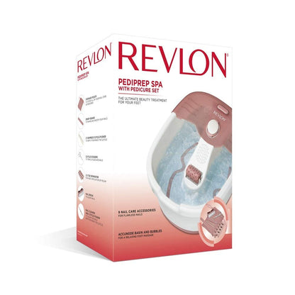 Revlon 9x1 Pediprep Spa Pedicure, Waterproof Control, Bubbling Massage, Perfect Tool For Salon & Personal Use