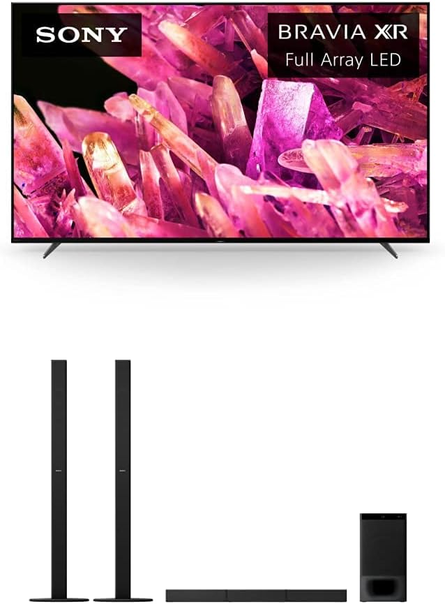 Sony BRAVIA 55 Inch TV 4K UHD HDR Full Array LED with Smart Google HDMI 2.1 and Exclusive Features for The Playstation 5 - XR-55X90K (2022 Model)