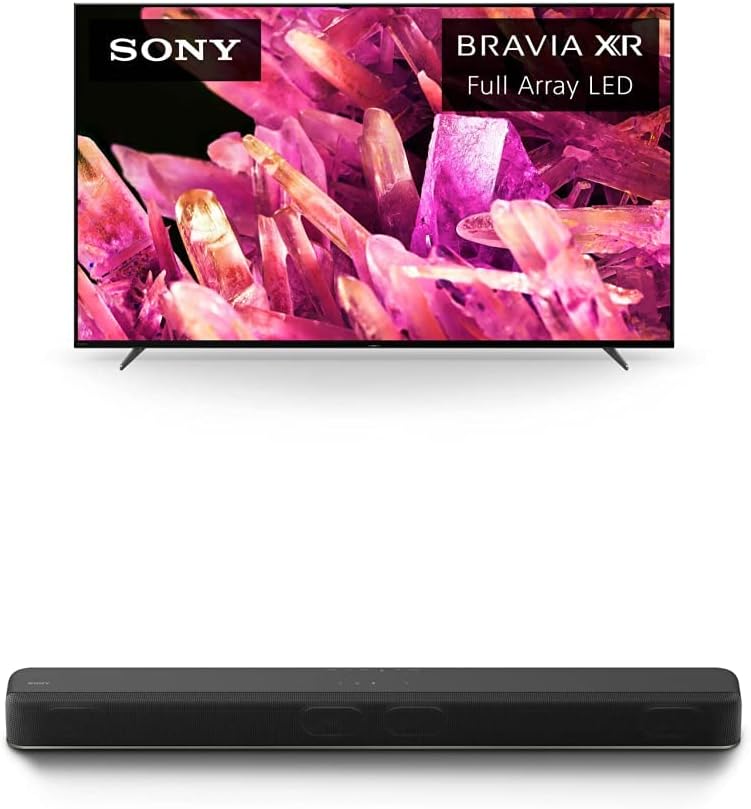 Sony BRAVIA 55 Inch TV 4K UHD HDR Full Array LED with Smart Google HDMI 2.1 and Exclusive Features for The Playstation 5 - XR-55X90K (2022 Model)