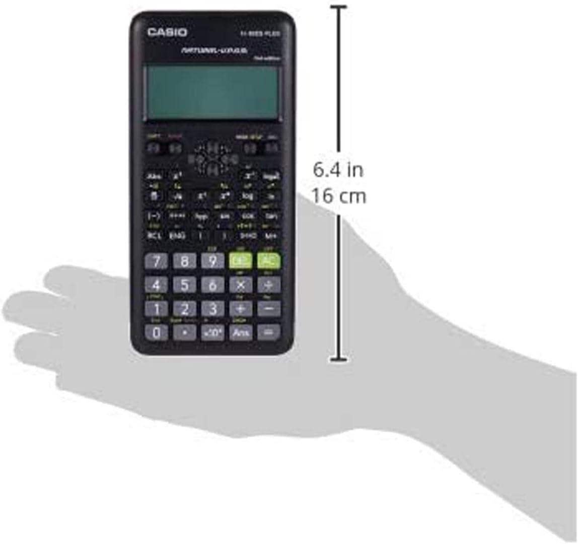 Casio FX82ES Plus Black Display Scientific Calculator with 252 Functions