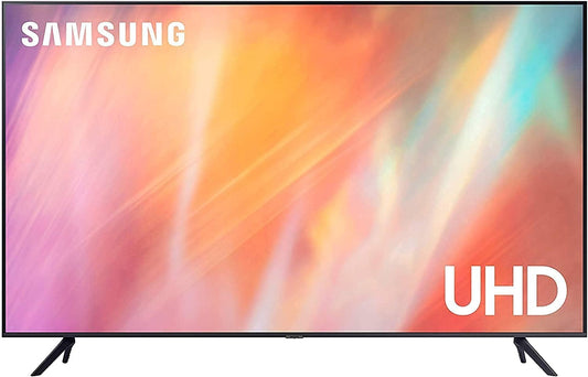 Samsung 55 Inch TV UHD 4K Processor Slim Look Built In Receiver - UA55AU7000UXZN (2021 Model)