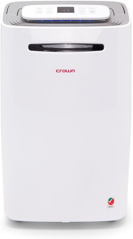 Crownline dehumidifier md-231 : 220-240 v, 50 hz, 450w, 2.4 a, r134a/90g, whitemin 1 year manufacturer warranty