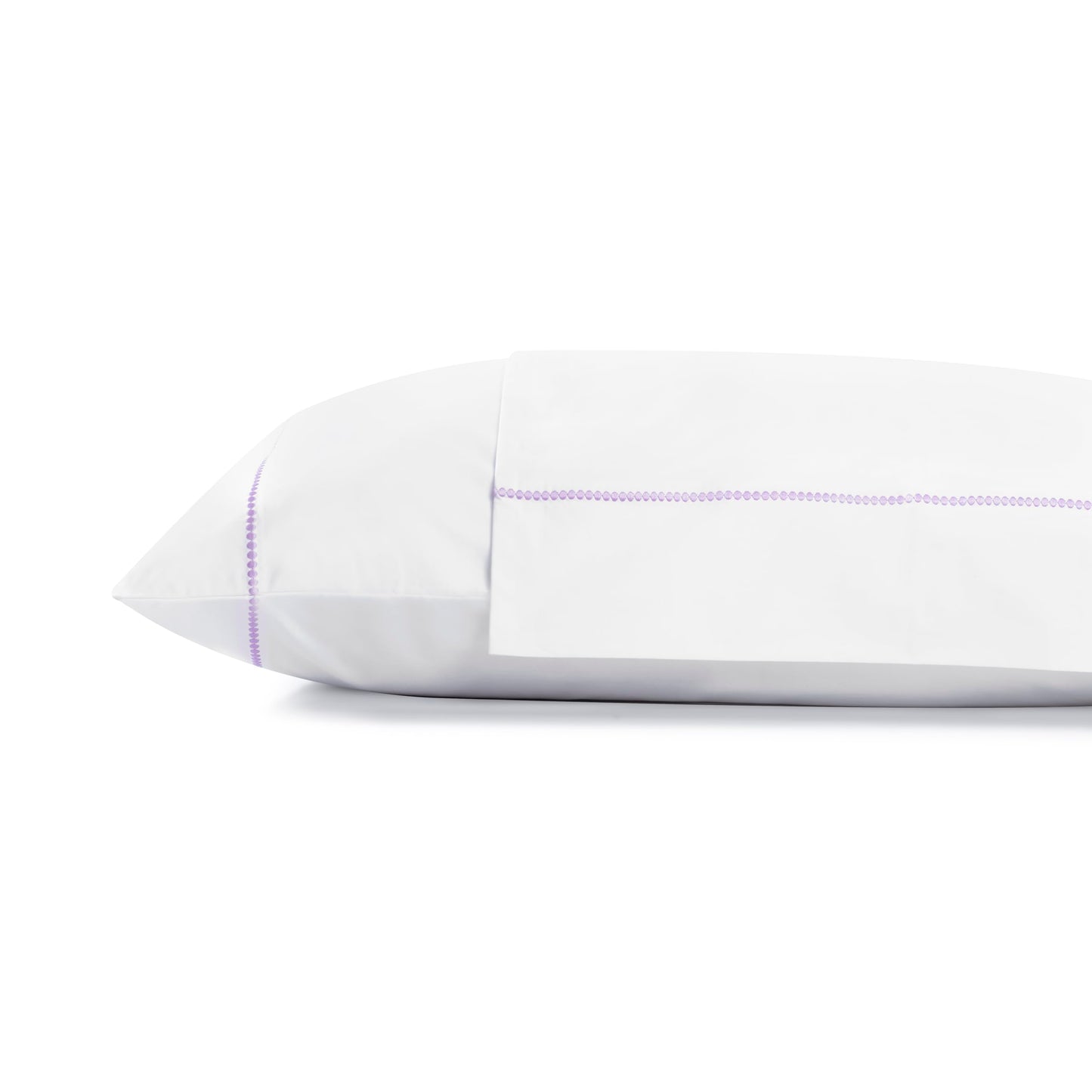 Linen Home 100% Cotton Percale Pillowcases King Size, Baby Blue, 2 Pieces of Pillow Case, Crisp and Cool Strong Bed Linen, 20 inches X 40 inches