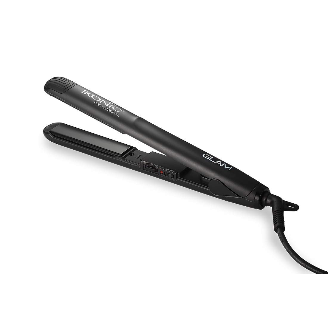 Ikonic Glam Hair Straightener For Women With Professional Cutting-Edge Floating Tourmaline Ceramic Plates Ideal For Straighteneing, Curls, Waves Auto Controlled Heat Setting Super Stylish Lightweight Travel Friendly Quick Heat Up & Easy To Use