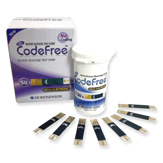 SD Biosensor 100 Strips Sd Codefree Blood Glucose Monitor/Monitoring Test/Testing Kit Replacement Strips Yes - I Have Diabetes
