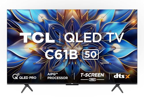 TCL 164 cm (65 inches) 4K Ultra HD Smart QLED Google TV 65C645 (Black)