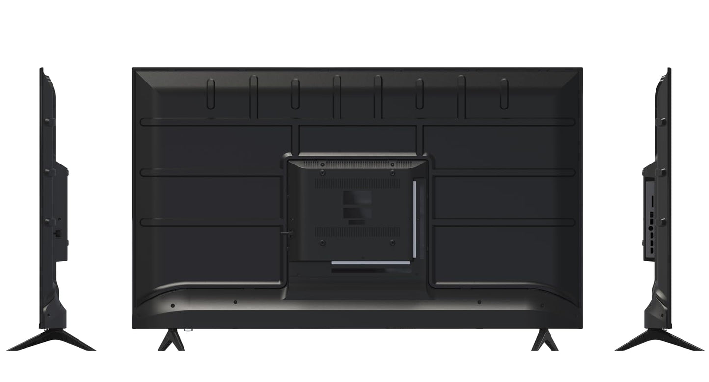 JVC 43-inch Edgeless 4K UHD Smart TV - 2024 New Model with Voice Air Mouse, Bluetooth and Dolby Audio LT-43N7115V