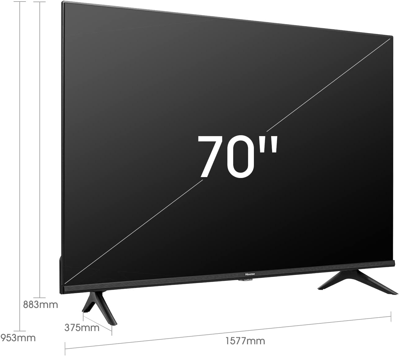 HISENSE QLED Smart TV, 55 Inch E7K with Quantum Dot Colour, Dolby Vision·Atmos, Share to TV, Voice Control and Game Mode VRR ALLM, AI Sports Mode, Youtube, Netflix, Shahid and Anghami,55E7K