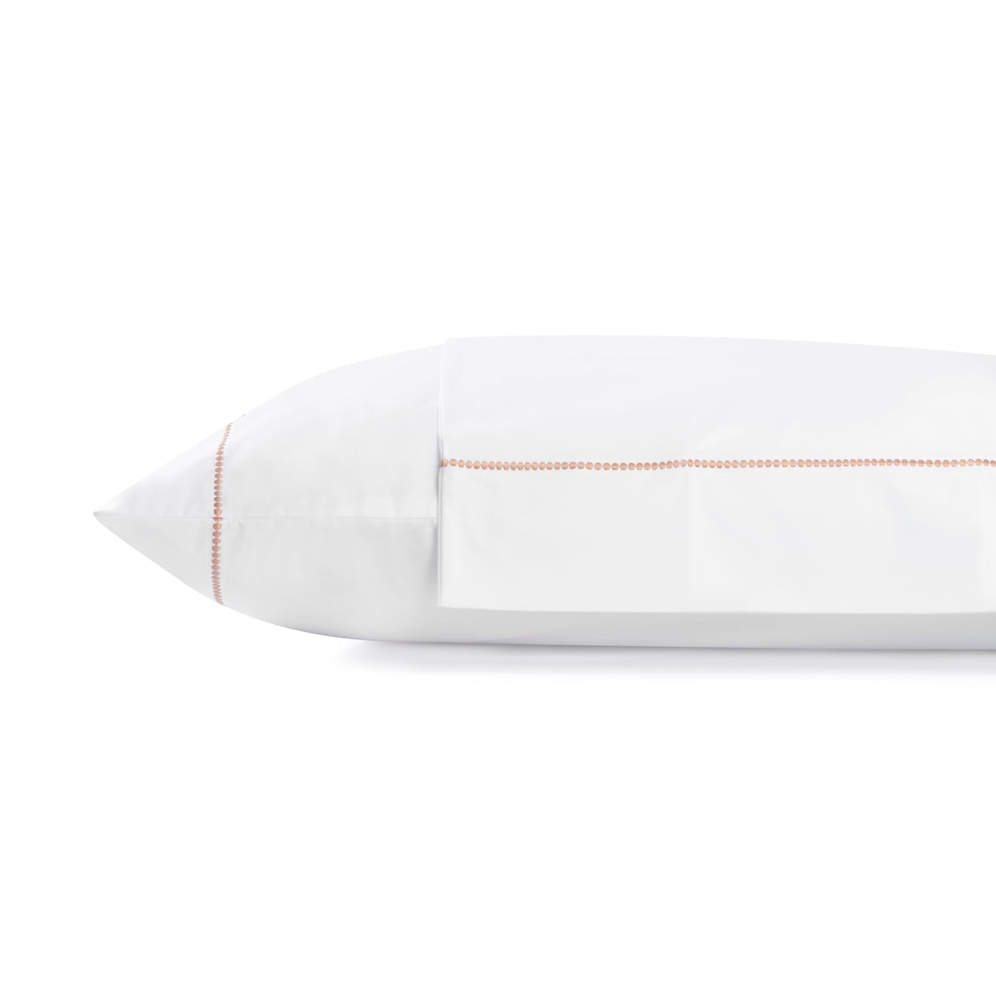 Linen Home 600 Thread Count Queen Pillowcase Set | 100% Long-Staple Cotton Pillow Cases | Soft & Smooth Luxury Satin Set of 2 Pillowcases | 4 Inch Z Hem | Baby Blue