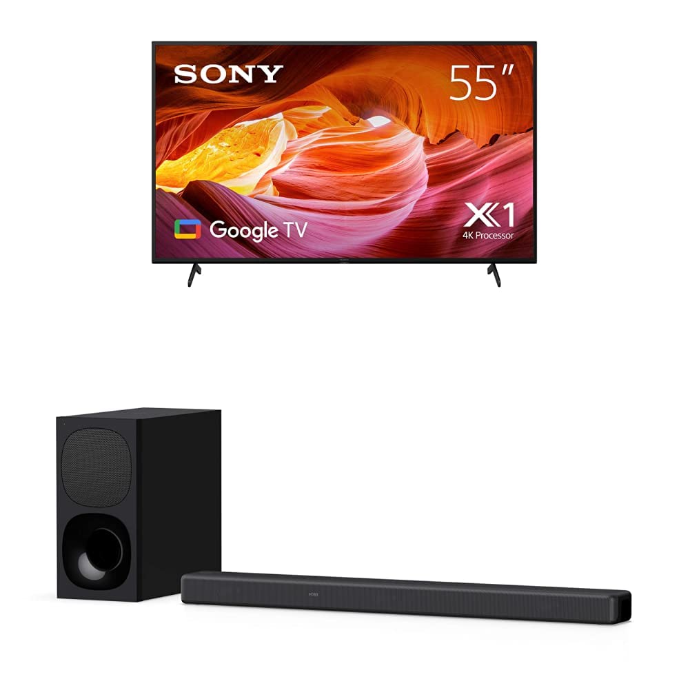 Sony BRAVIA 55 Inch TV 4K UHD HDR Full Array LED with Smart Google HDMI 2.1 and Exclusive Features for The Playstation 5 - XR-55X90K (2022 Model)