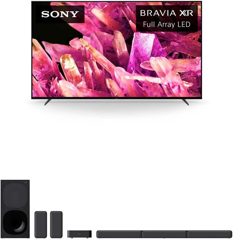 Sony BRAVIA 55 Inch TV 4K UHD HDR Full Array LED with Smart Google HDMI 2.1 and Exclusive Features for The Playstation 5 - XR-55X90K (2022 Model)