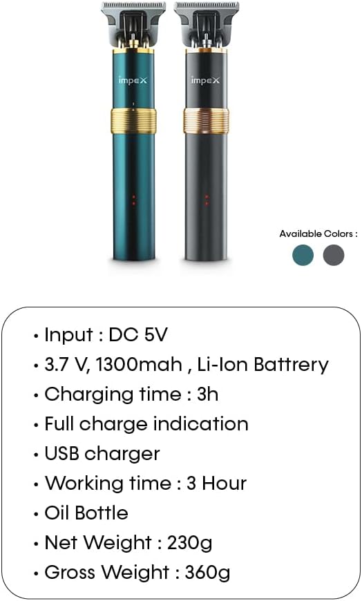 Impex GK 403 1300mah 3 in 1 Grooming Kit featuring Codeless use