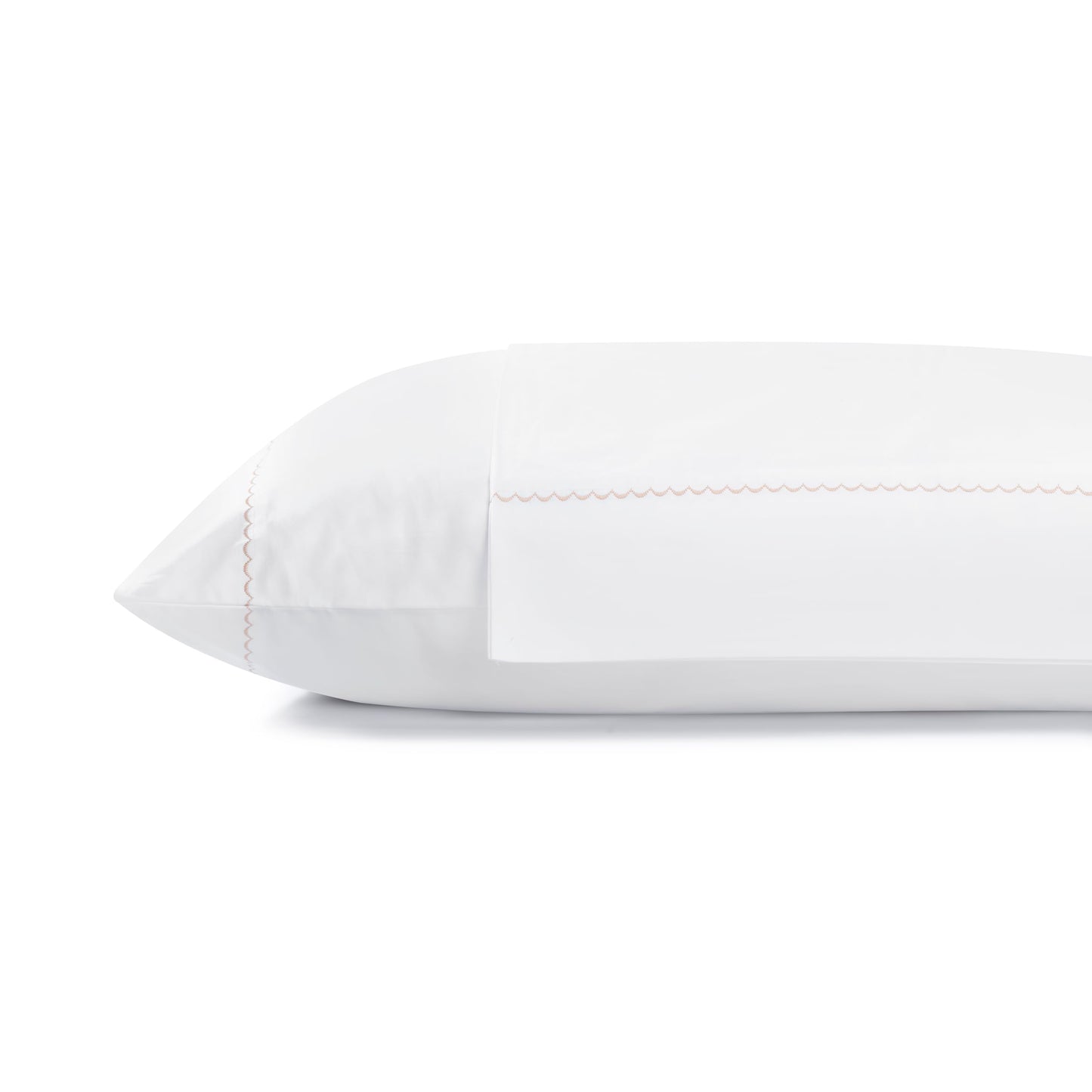 Linen Home 100% Cotton Percale Pillowcases King Size, Baby Blue, 2 Pieces of Pillow Case, Crisp and Cool Strong Bed Linen, 20 inches X 40 inches