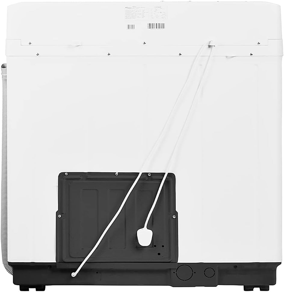 Super General 12 Kg Twin Tub Semi Automatic Washing Machine, White - SGW125