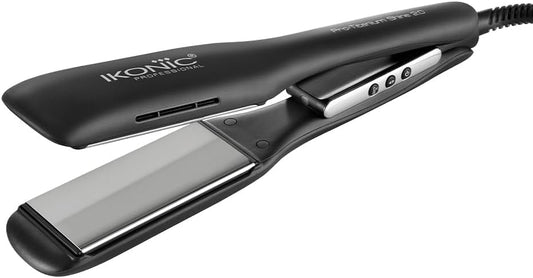 Ikonic Professional Pro Shine Hair Straightener, Black