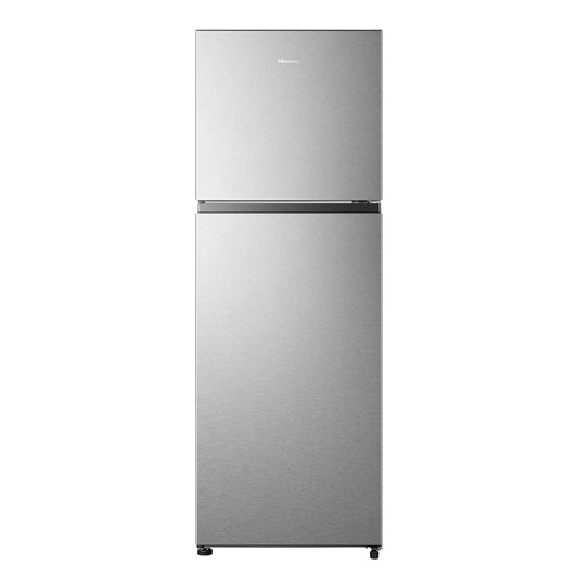 Hisense RT418N4ASU Top Mount Refrigerator 320L Net Capacity, Twist ice maker, No Frost, Moisture Fresh Crisper, LED interior light,Deodorizing Filter,Multi Air Flow,Silver