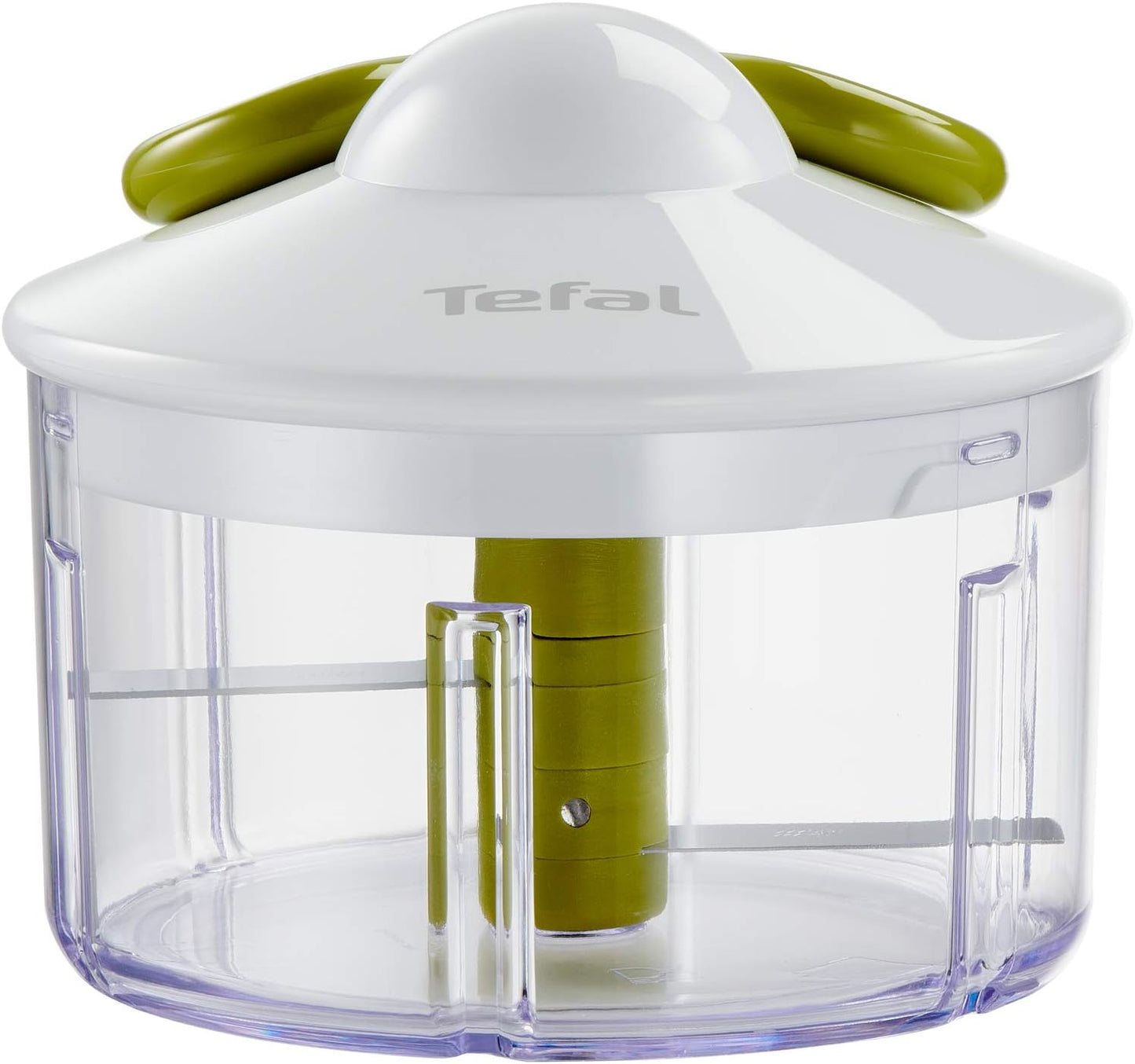 Tefal 5-Second Chopper, 900 ml, Manual Food Chopper and Mixer, Easy to Use, Stainless Steel Blades, Safe to Use, Versatile Results, Vegetables, Onions, Hummus, Guacamole, Herbs And Nuts, K1320404