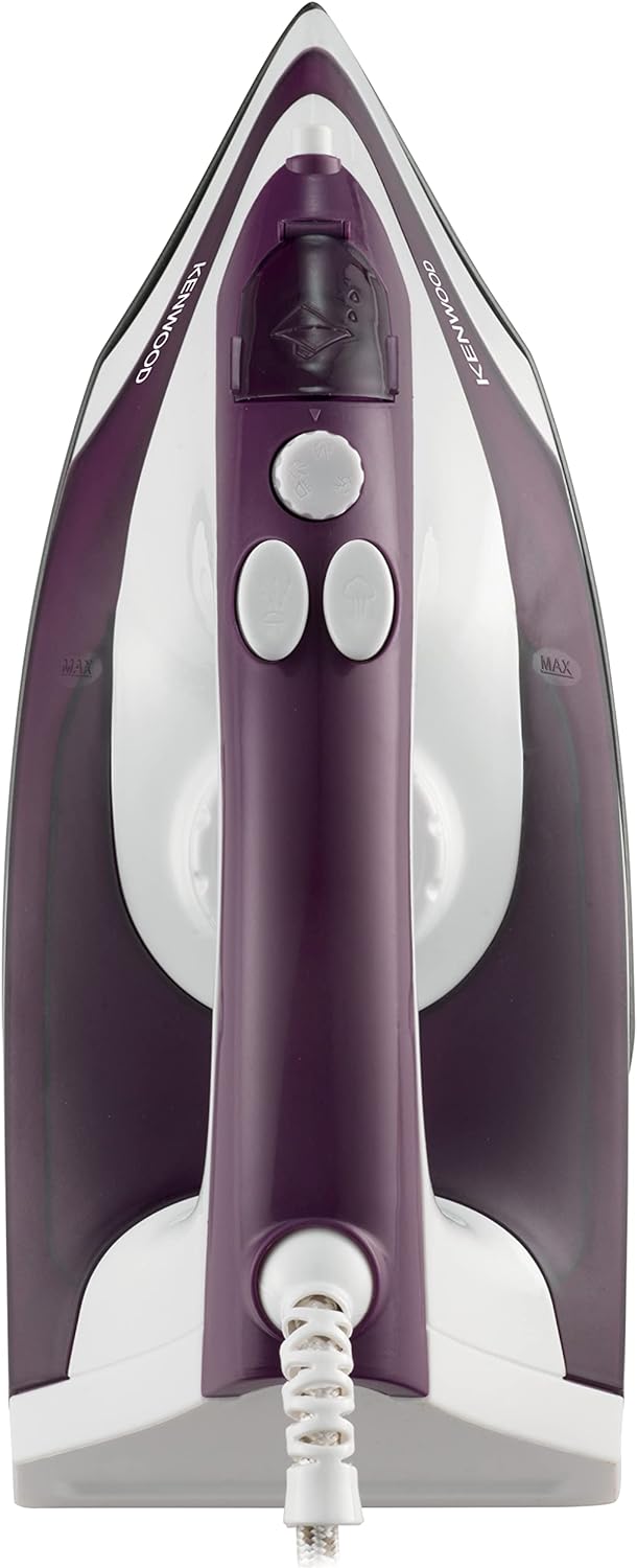Kenwood Steam Iron 2000Watts, 250Ml Capacity, Non Stick Sole Plate, Power 18/120G, Purple Stp40.000Wp.