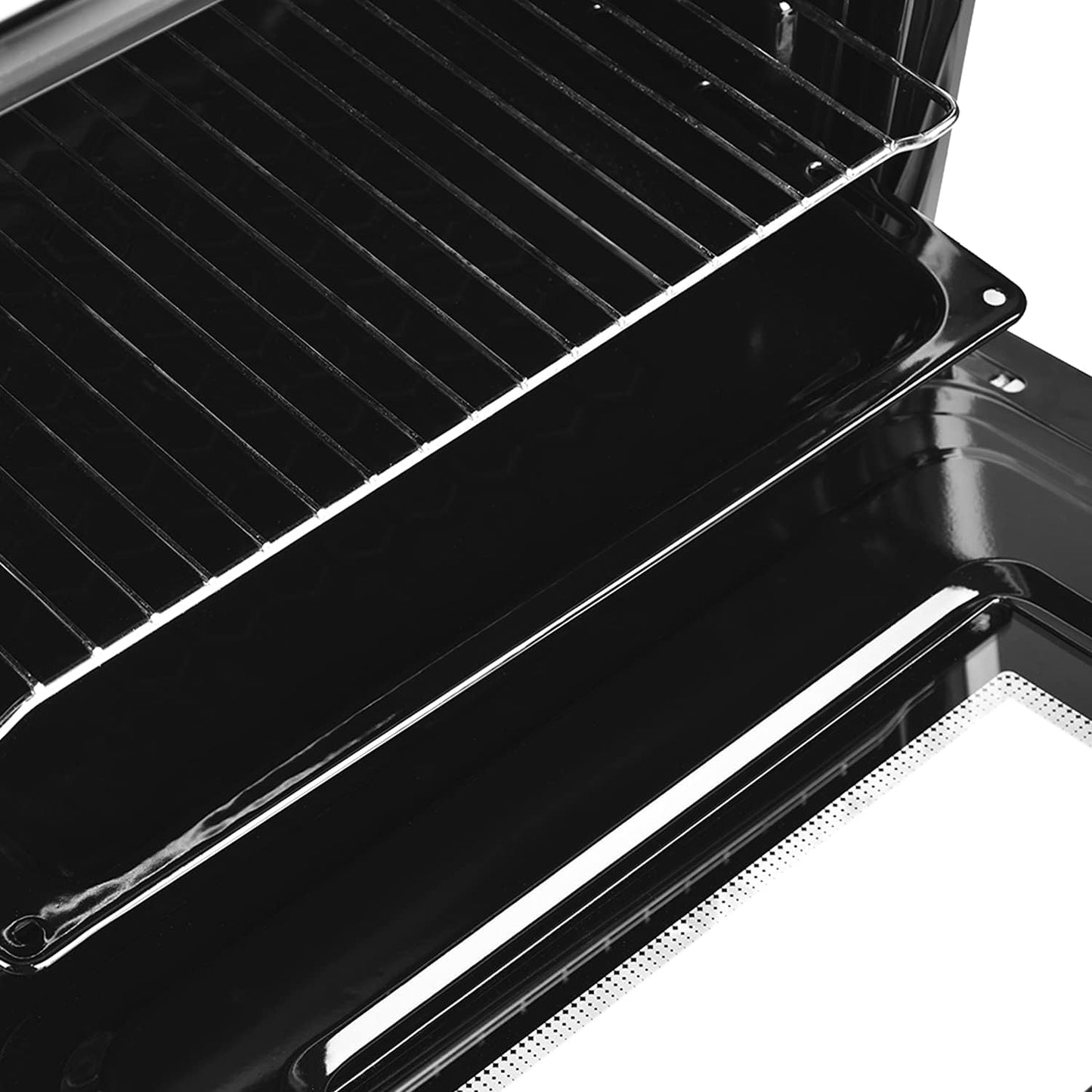 Super General Freestanding Electric-Cooker 4 hot plates, Stainless-Steel Cooker, Electric Oven with Splash Protection, White, 60 x 60 x 85 cm, SGC-6041-BS, 1 Year Warranty