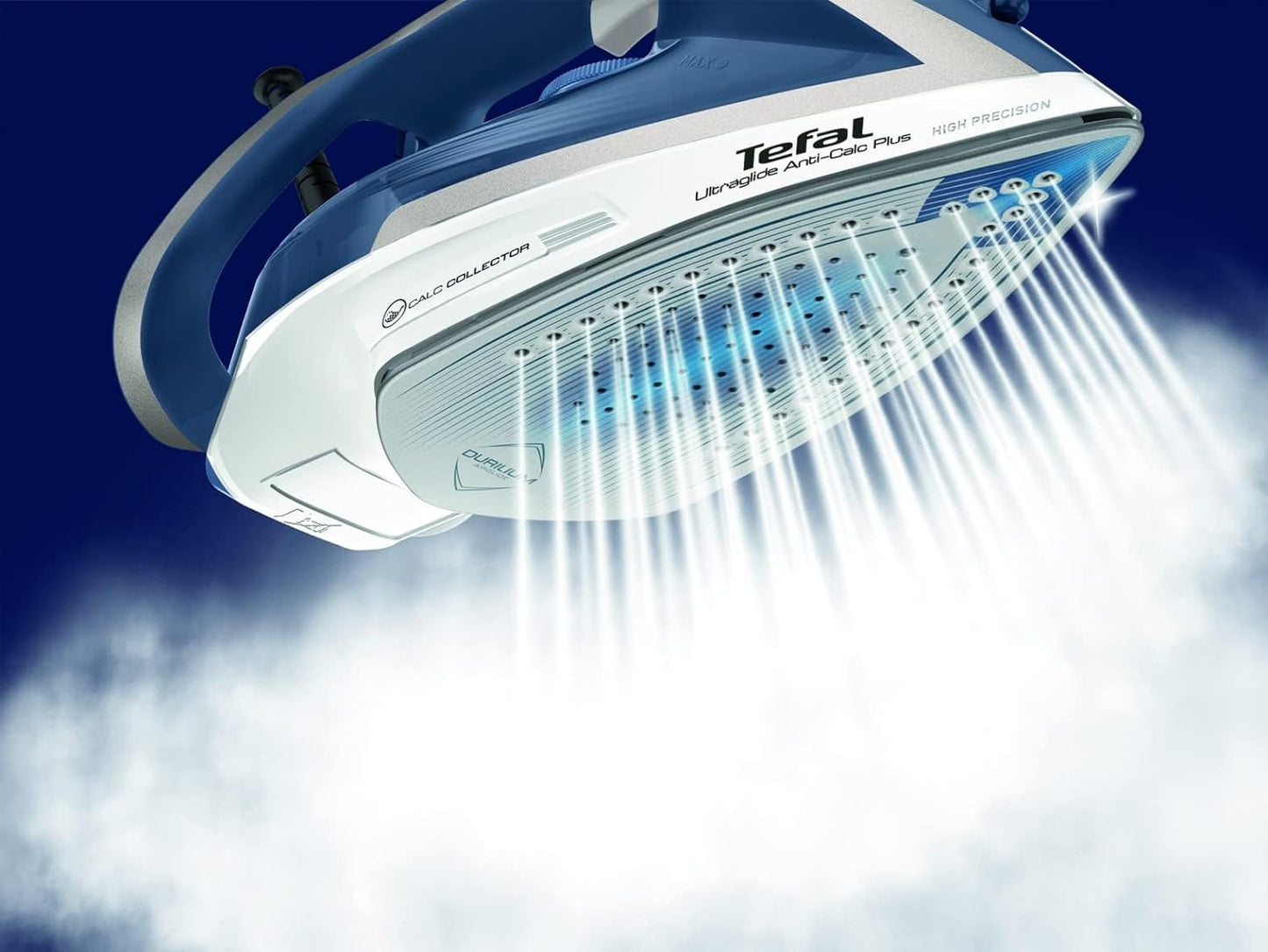 TEFAL Steam Iron | Express Steam Iron Steamer | 2600 W | 270 ml | Anti-scale | Purple | Ceramic Soleplate | 2 Years Warranty | FV2843M0