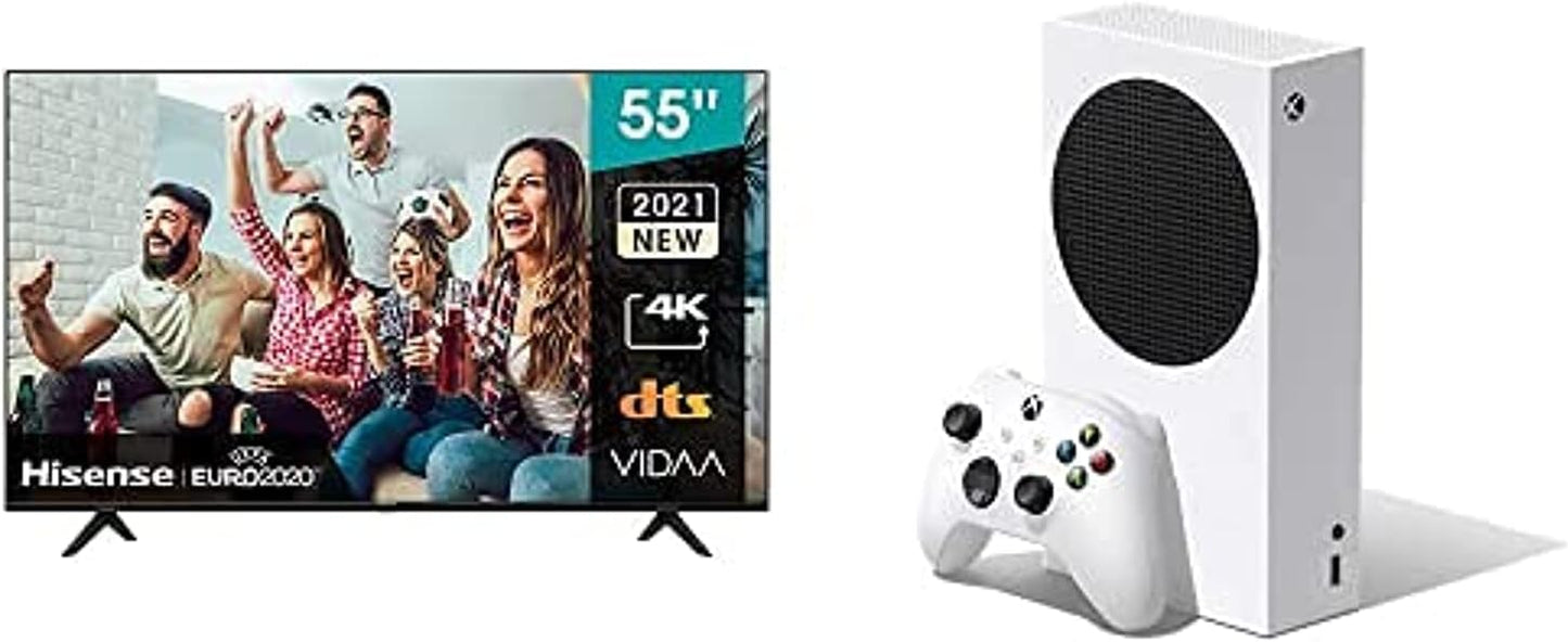 Hisense 58 Inch TV UHD Smart HDR 10/HLG Wifi (2.4GHZ) Bluetooth 5.0 DLNA HDCP Version H.265 decoder - 58A6GE (2021 Model)