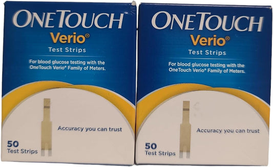 Blood Glucose Test Strips ' Made for V'erio Blood Glucose Monitor Only - 100 Count, Neutral