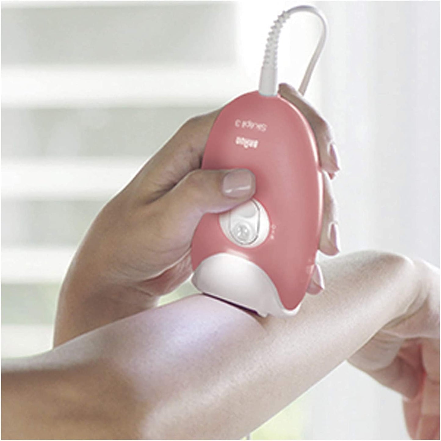 Braun Silk Epil 3 410 Epilator With 2 Extras, Raspberry Pink / White