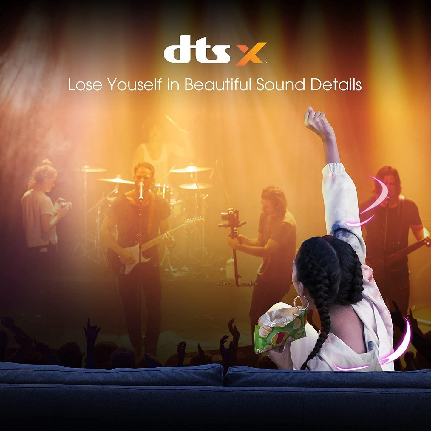 Hisense 50 Inch TV 4K UHD Smart TV, With Dolby Vision HDR, DTS Virtual X, YouTube, Netflix, Freeview Play & Alexa Built-in, Bluetooth & WiFi Black Model 50A61GTUK - 1 Year Full Warranty.